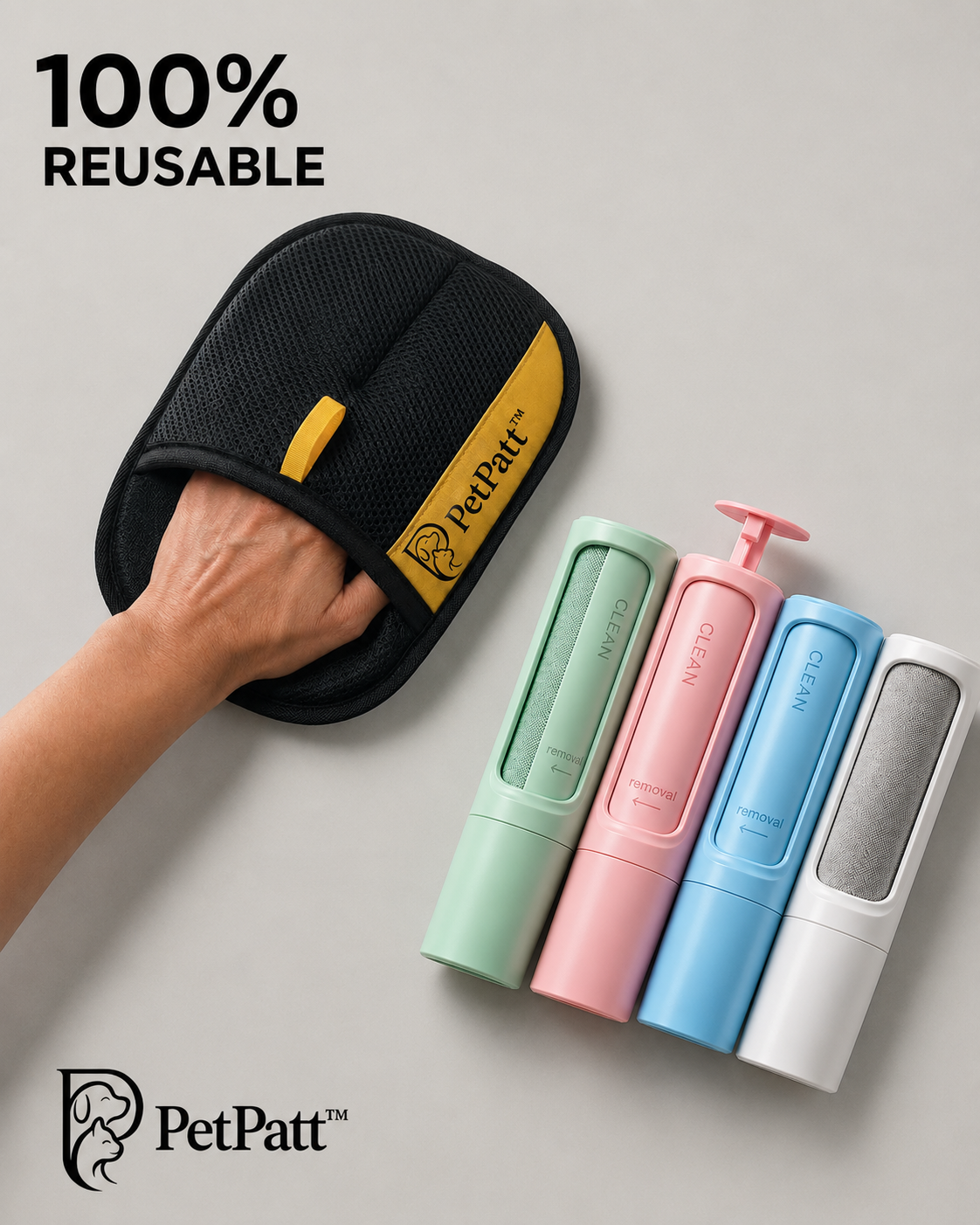 PetPatt™ Ultimate Pet Static Hair Remover Bundle