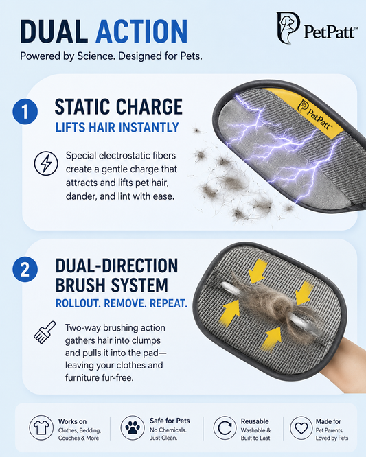 PetPatt™ Pet Static Hair Removal Glove